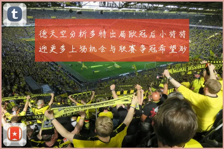 德天空分析多特出局欧冠后小将将迎更多上场机会与联赛争冠希望渺茫