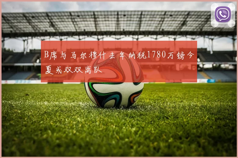 B席与马尔穆什去年纳税1780万镑今夏或双双离队